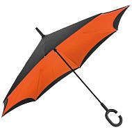 Зонт-трость с обратным складыванием-40476 Промо заказать с нанесением логотипов у Uson